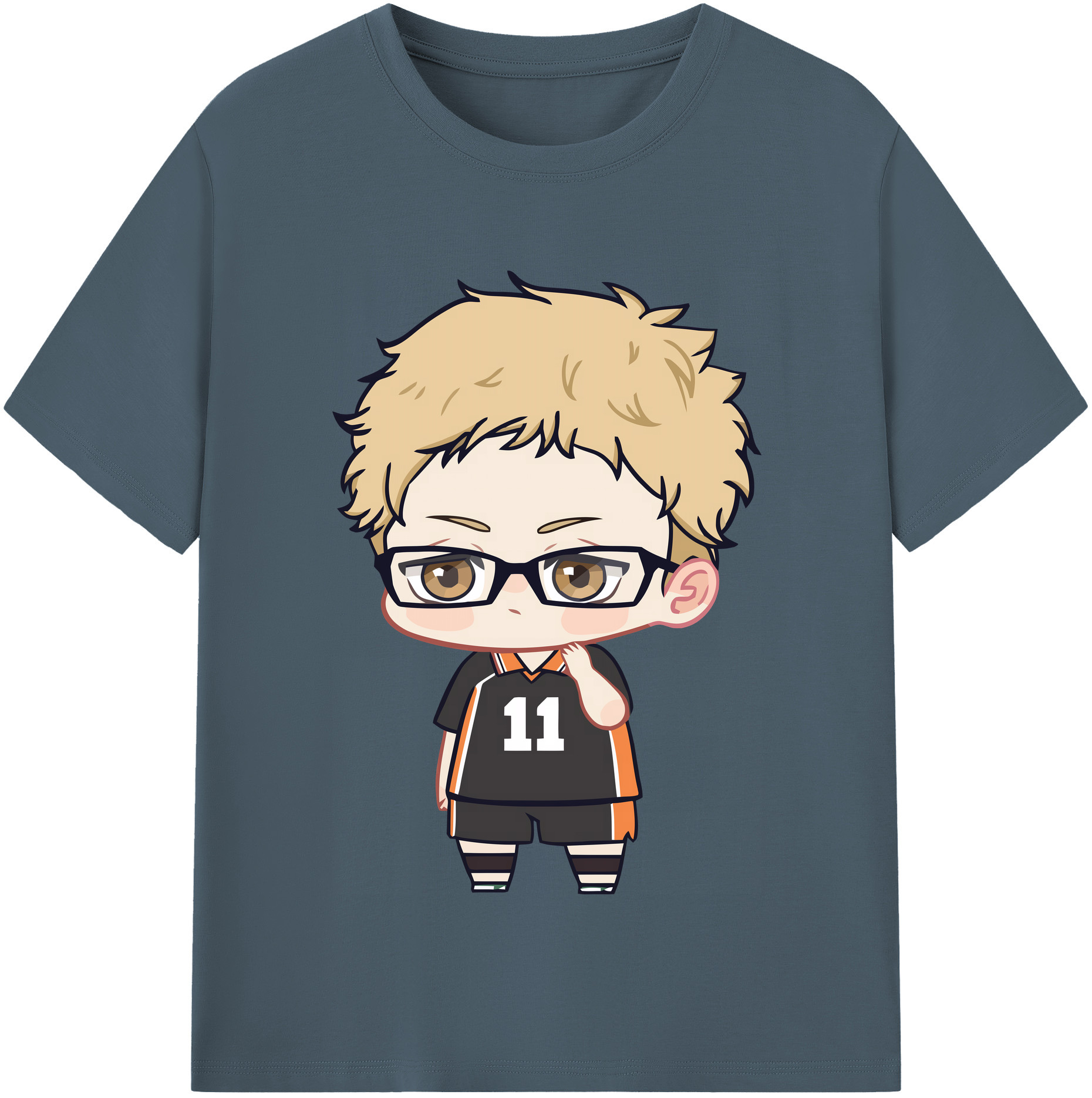 （画像用） ハイキュー!! Haikyu!! 綿100％半袖Tシャツ（フロントプリント）